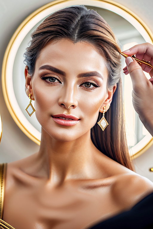 mirror photo pose girl simple